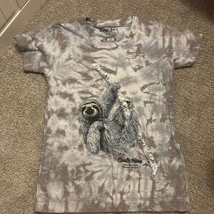 Costa Rica sloth baby tee